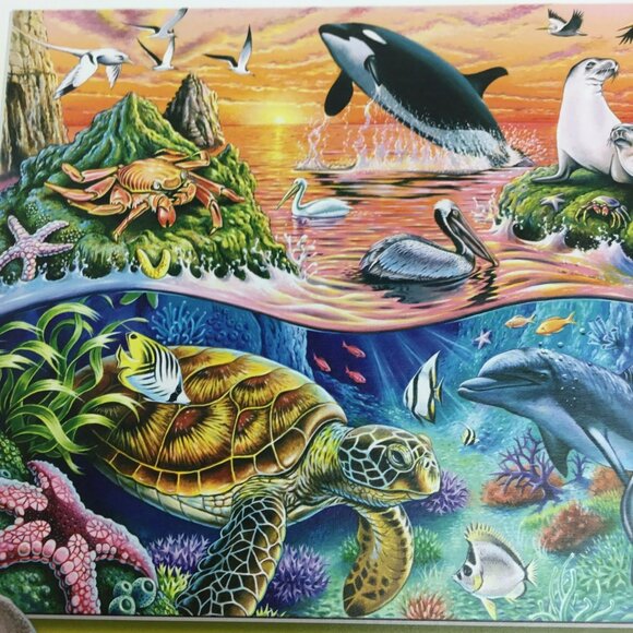 Ravensburger Premium 100 Piece XXL Beautiful Ocean Jigsaw Puzzle For Ages 6+ - Picture 2 of 10